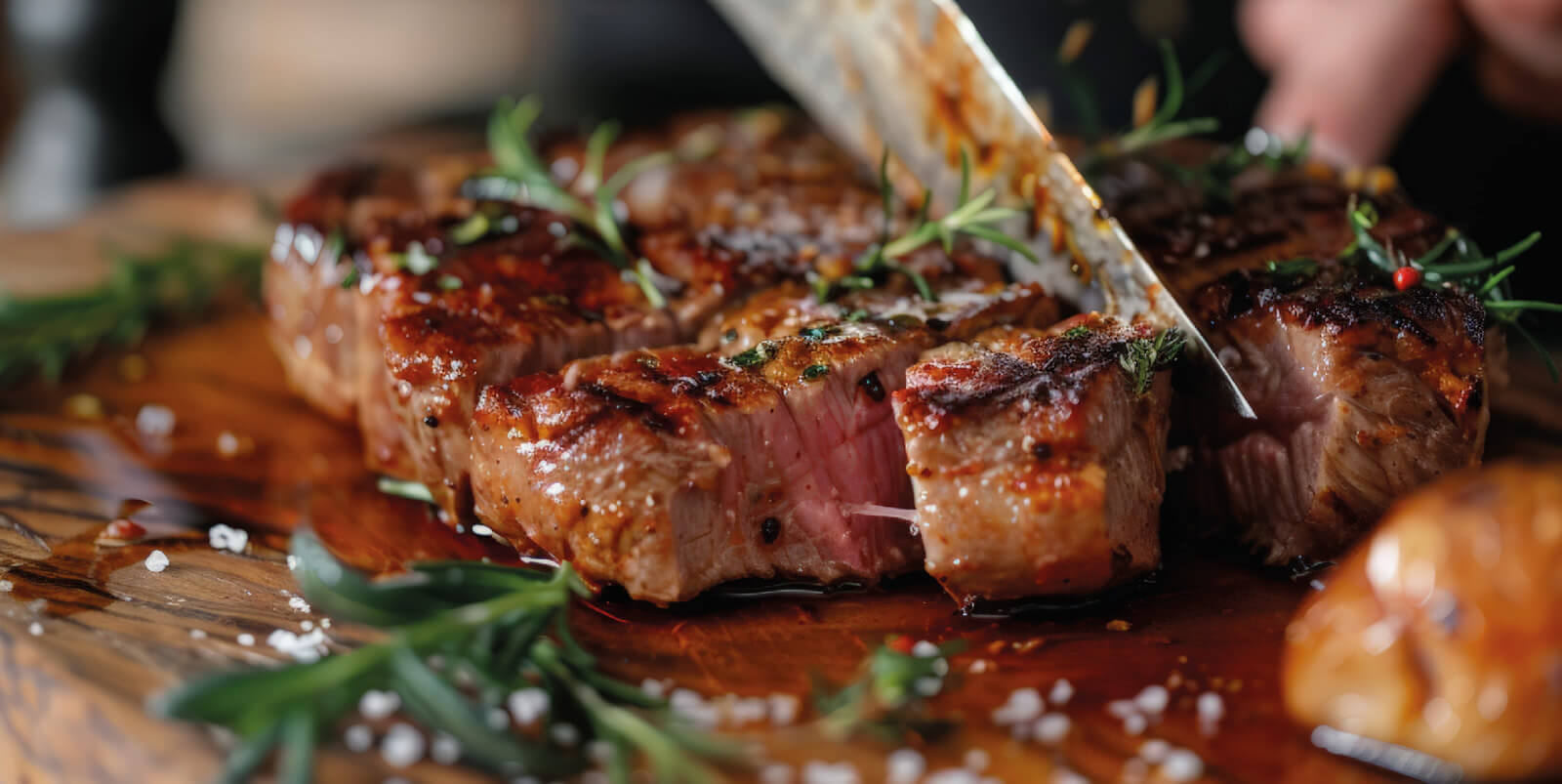 Vyzrálý steak z Farmy Strážný